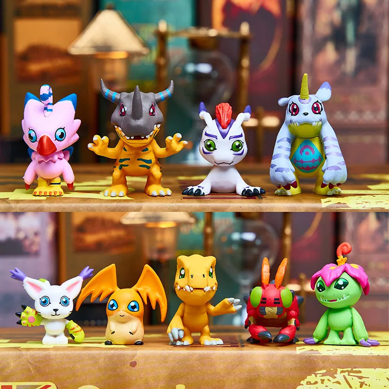 Digimon Miniaturas - kit 9pçs